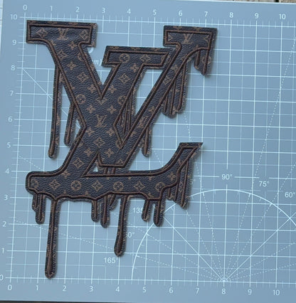 XL Leather drip patch