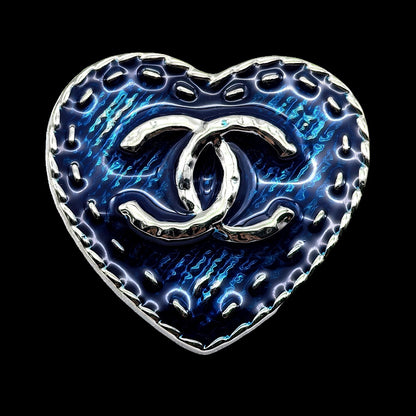 High Quality C.C Heart Brooch pin
