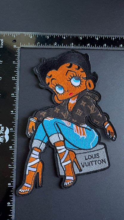 XL Iron on LV Patch -