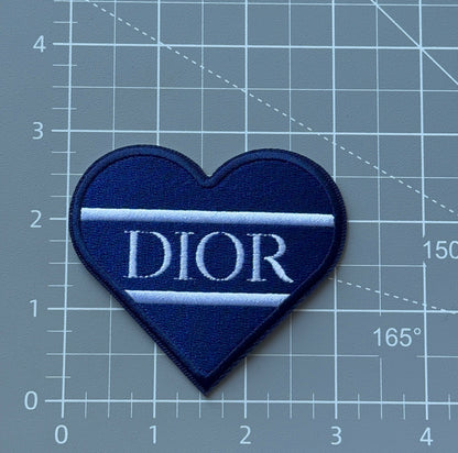 Blue C.D Heart Patch