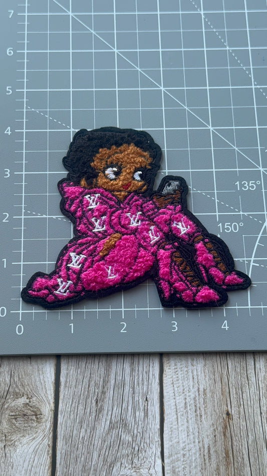 Betty LV Iron on Patch