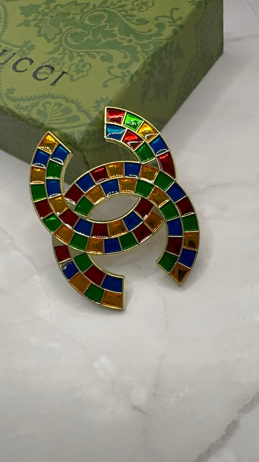 High Quality C.C Brooch pin