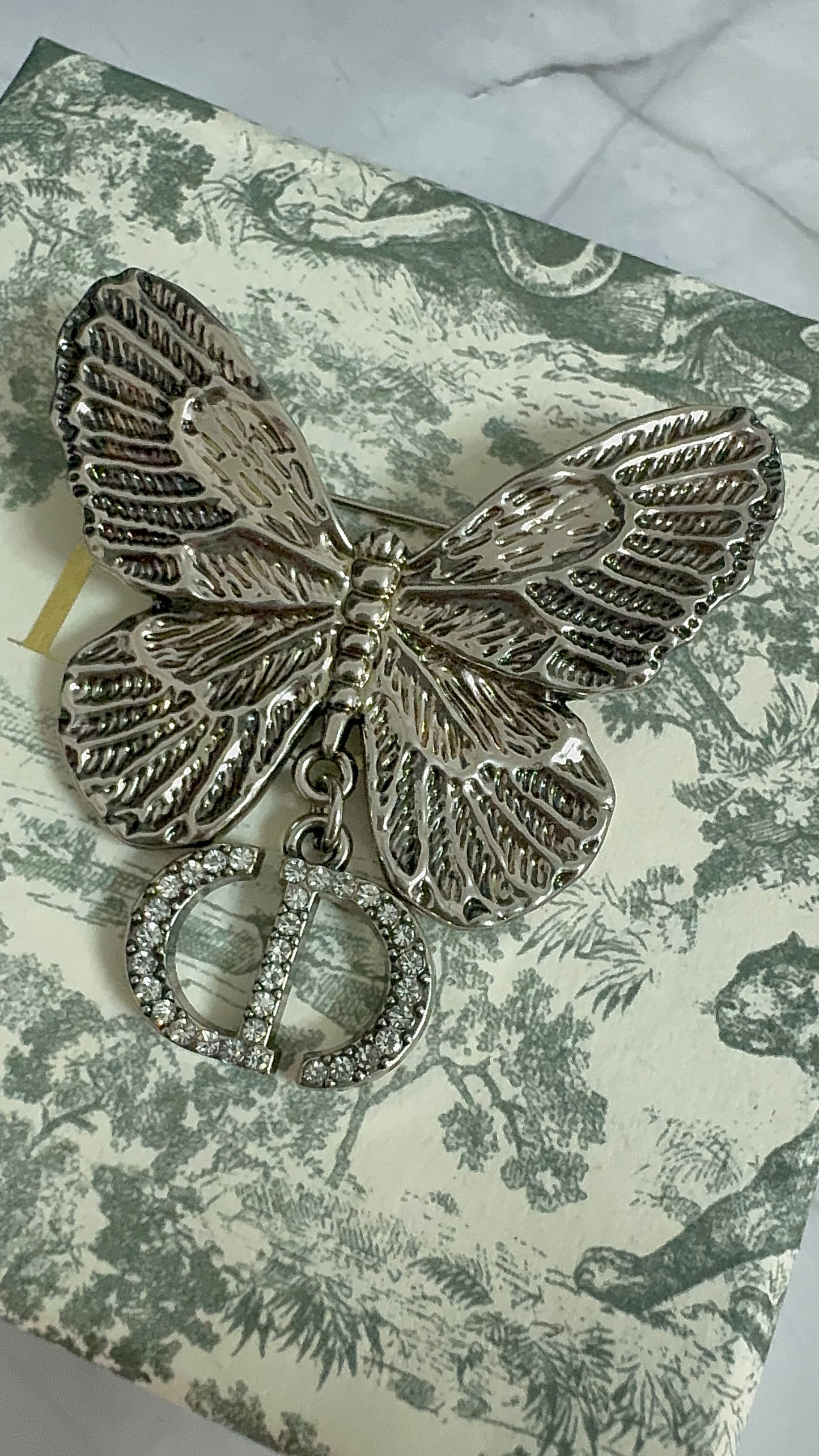 Ms. D Butterfly Designer Brooch pin