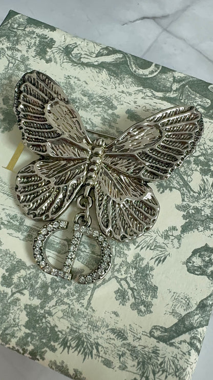 Ms. D Butterfly Designer Brooch pin