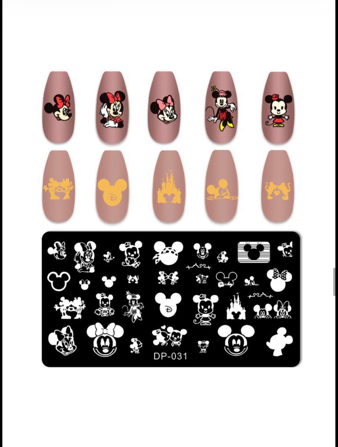 Luxury Fashion-Inspired Nail Stamping Plate – Model 001 - 045