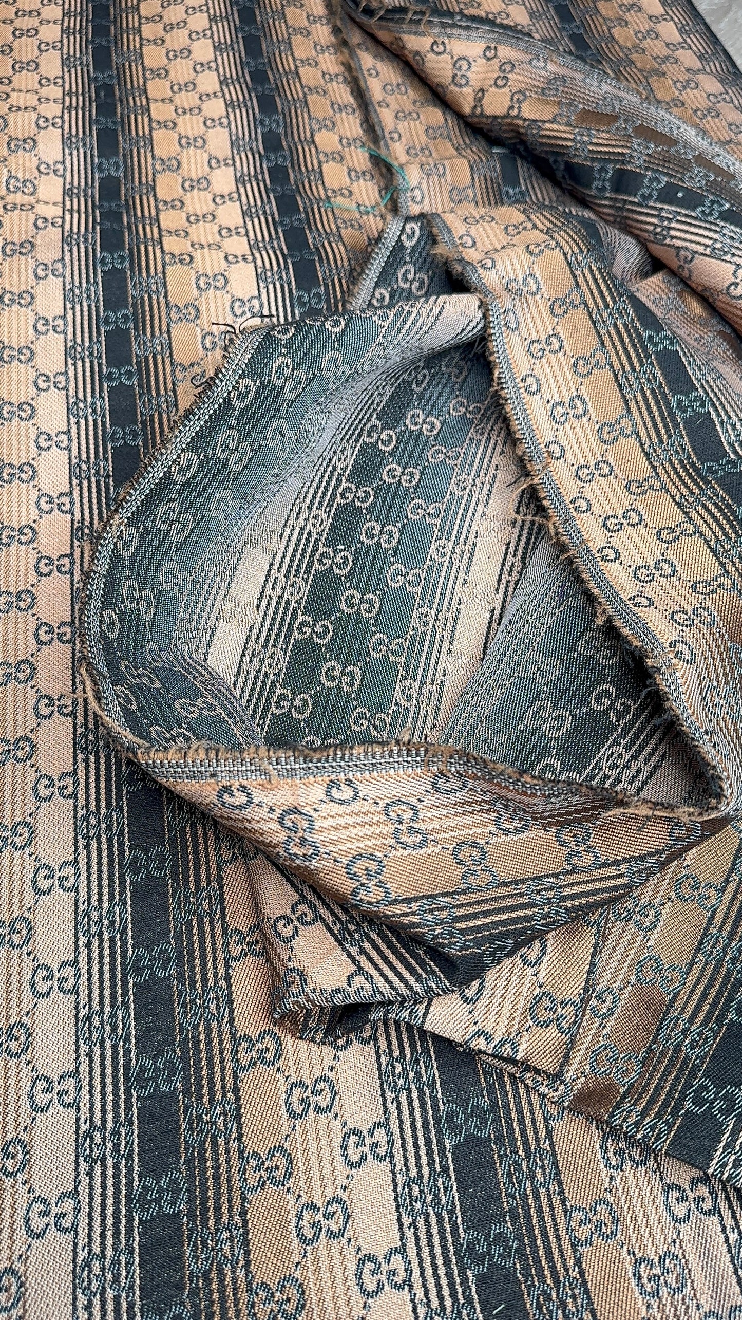 Mixed Brown tone G.G Jacquard Fabric