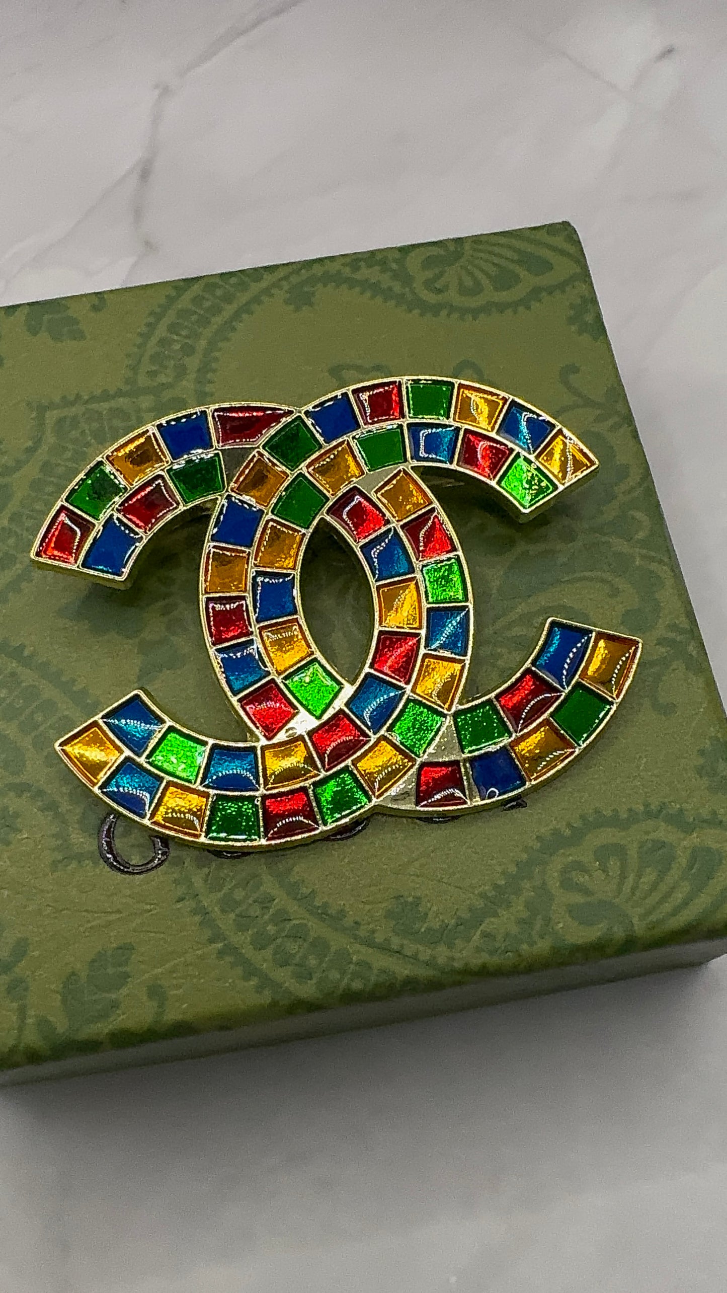 High Quality C.C Brooch pin