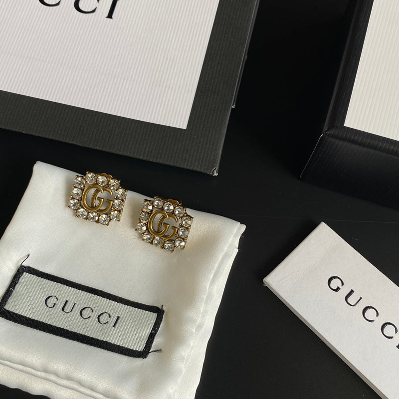High-End Brass G-brand Earrings