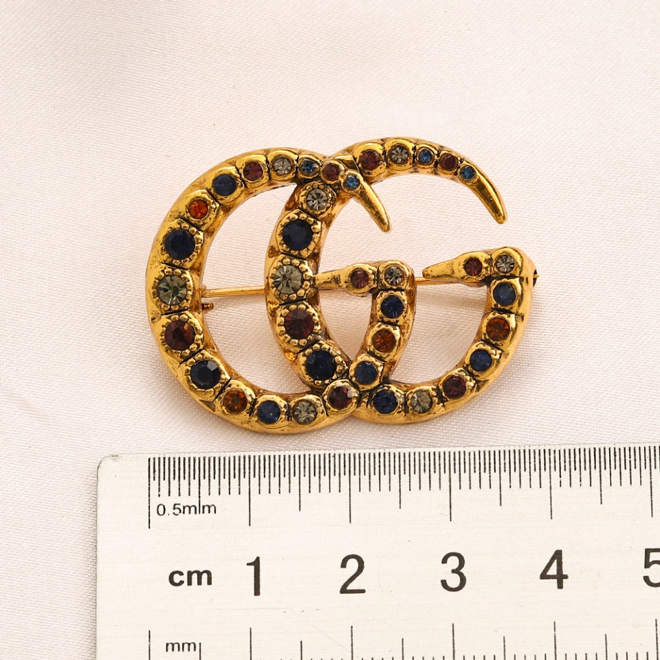 High Quality G.G Brooch pin