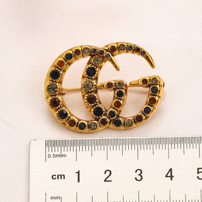 High Quality G.G Brooch pin