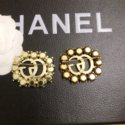 Luxury G.G Gold Brooch pin