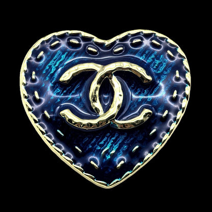 High Quality C.C Heart Brooch pin