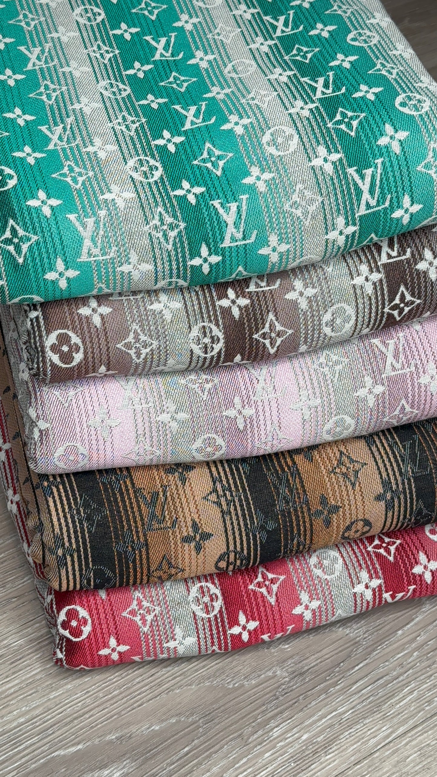 Mixed tone L.V Jacquard Fabric