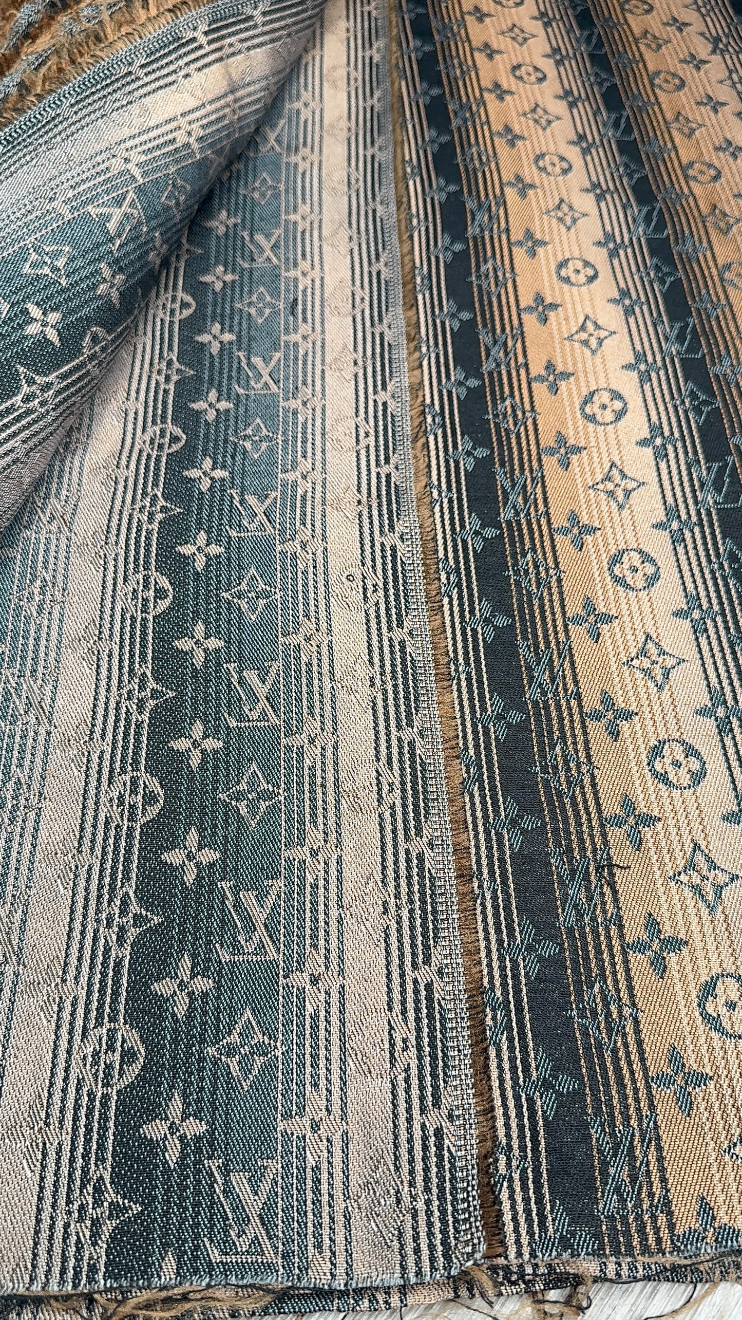 Mixed Brown tone L.V Jacquard Fabric