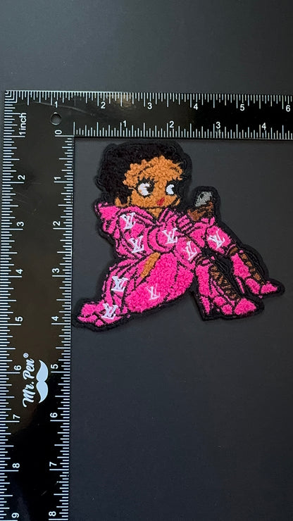Betty LV Iron on Patch