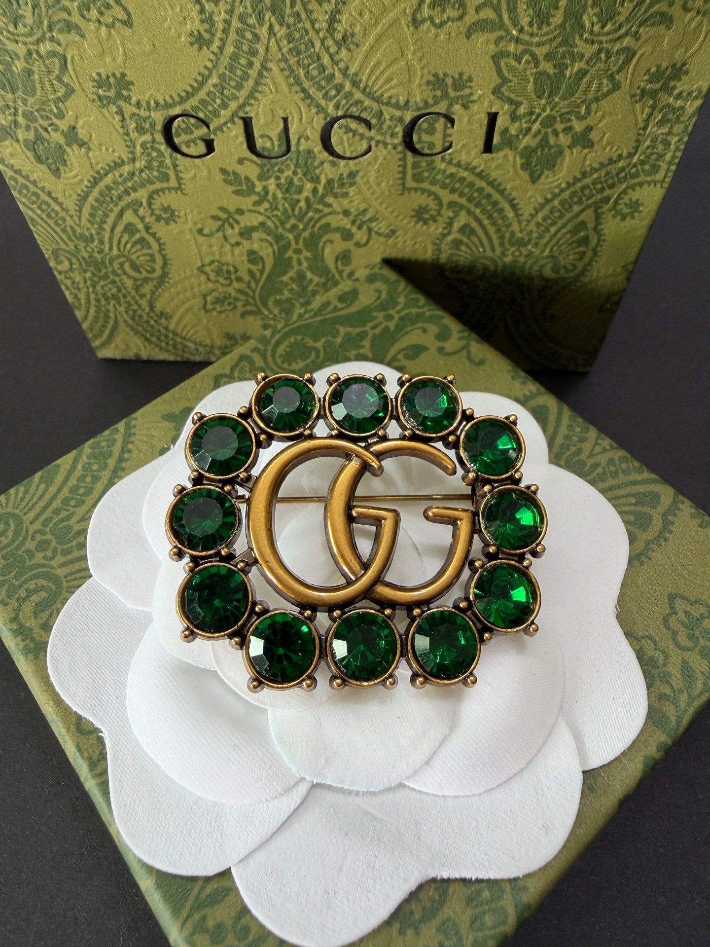 Top quality Gucci Brass Brooch pin