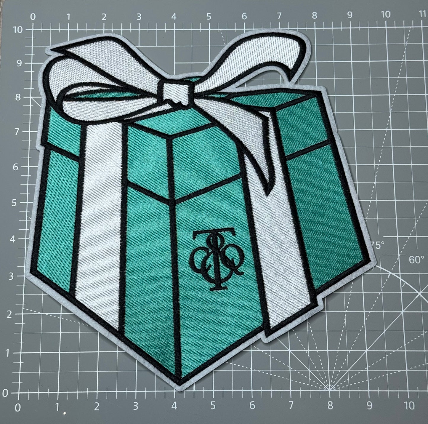 XL Tiffany gift box patch