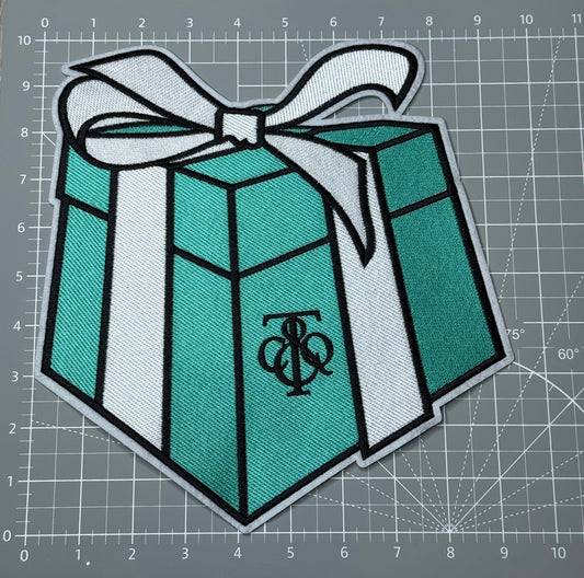 XL Tiffany gift box patch
