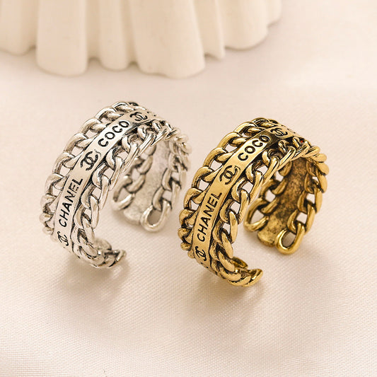 C.C High Quality Sterling Cuff Ring