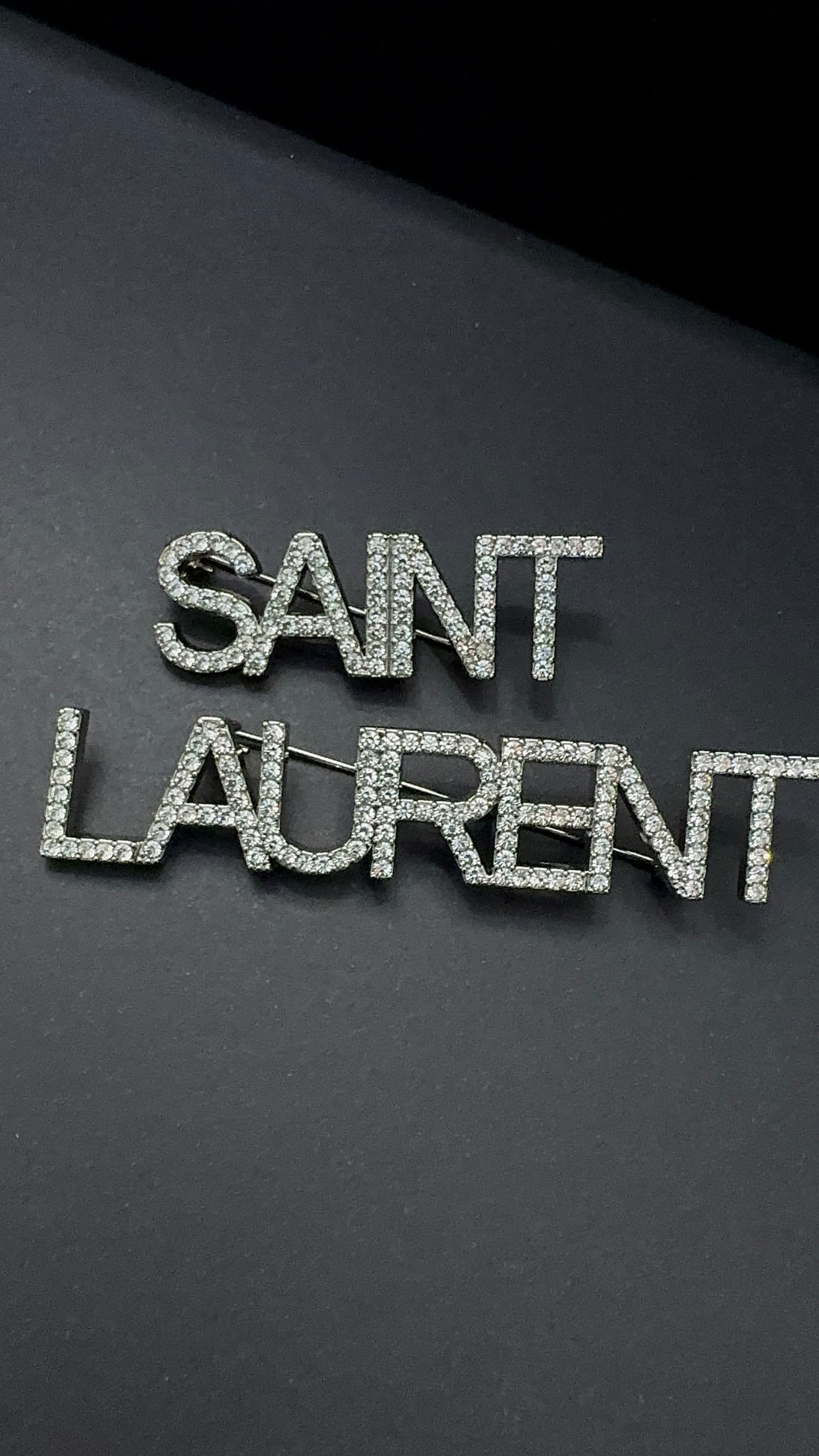 Luxury S L Silver Brooch pin