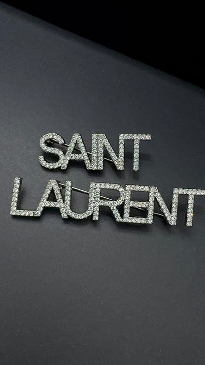 Luxury S L Silver Brooch pin