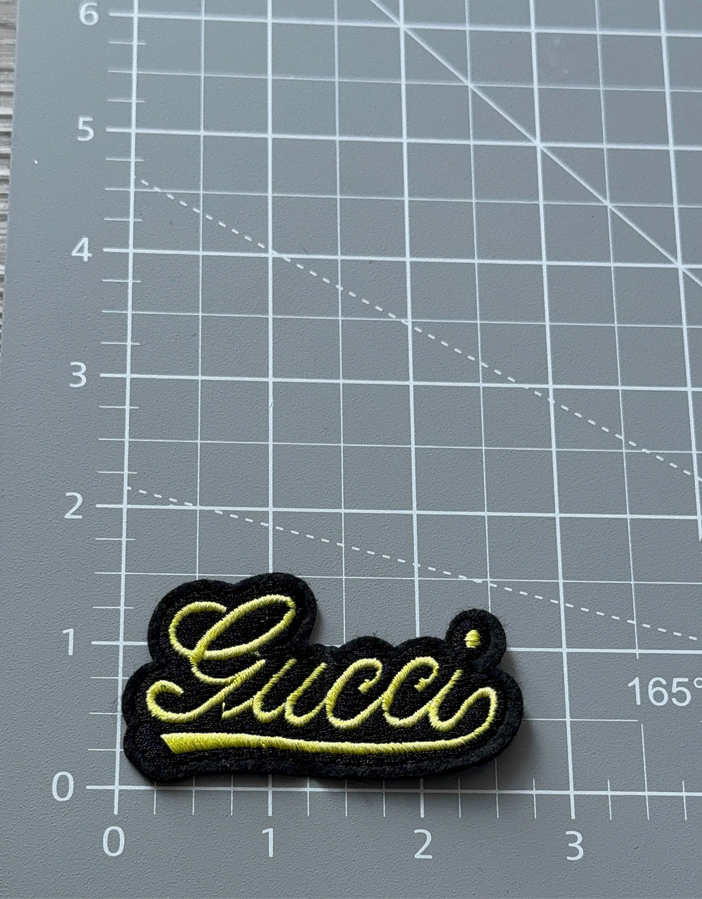 G.G black and yellow patch