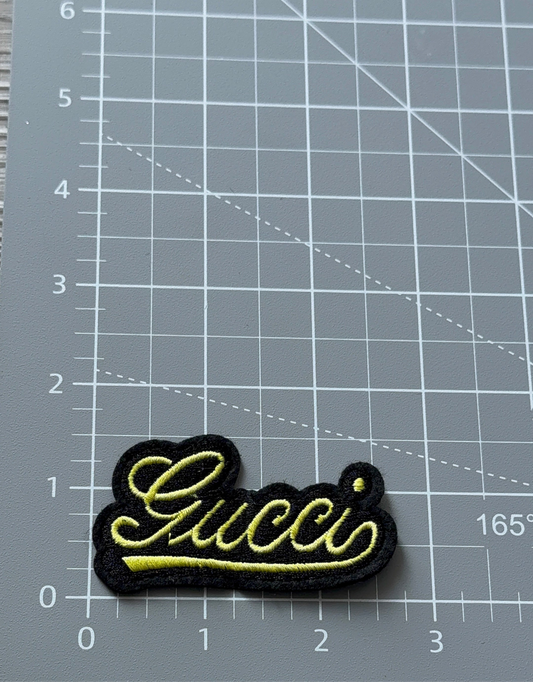G.G black and yellow patch