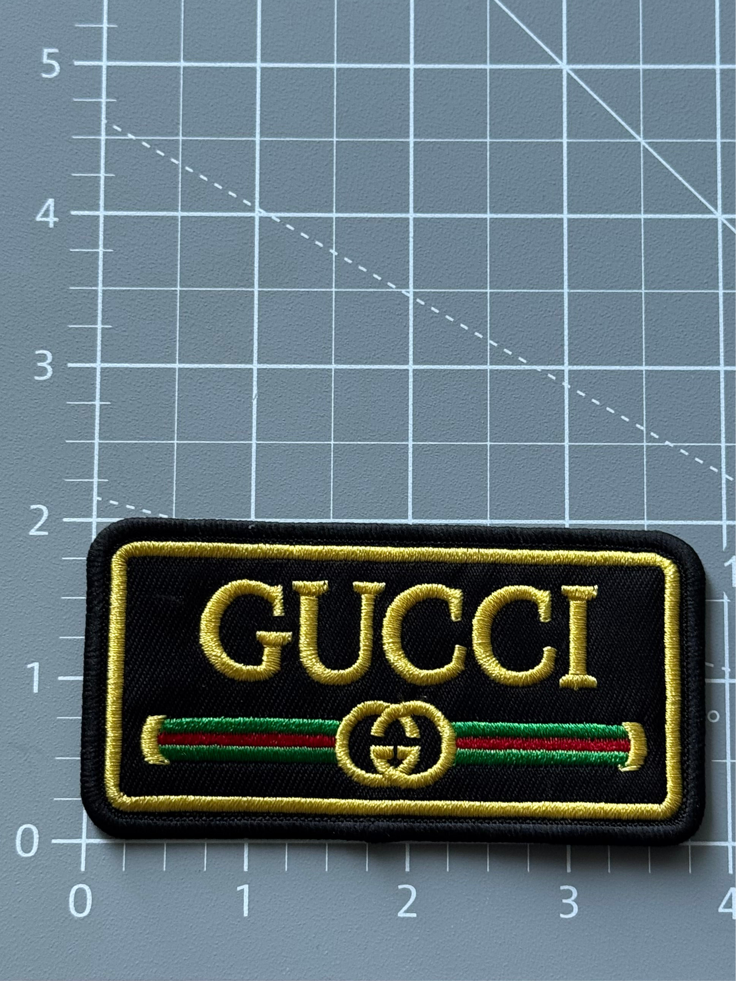 Black suede G.G Patch