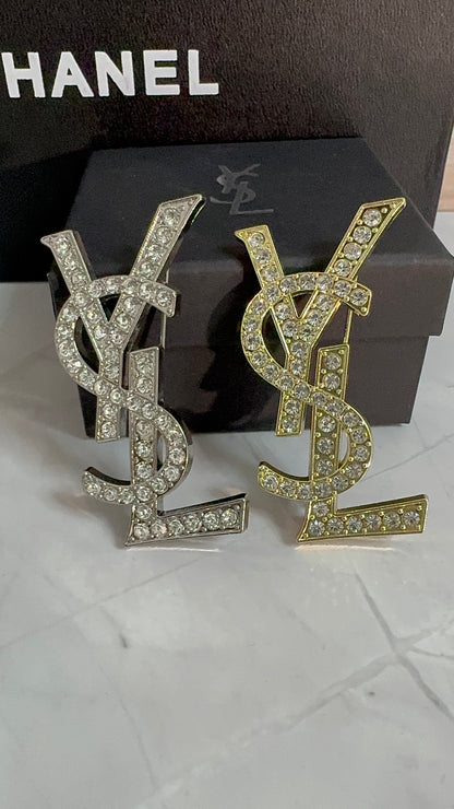 Luxury Y.S Detailed Brooch pin