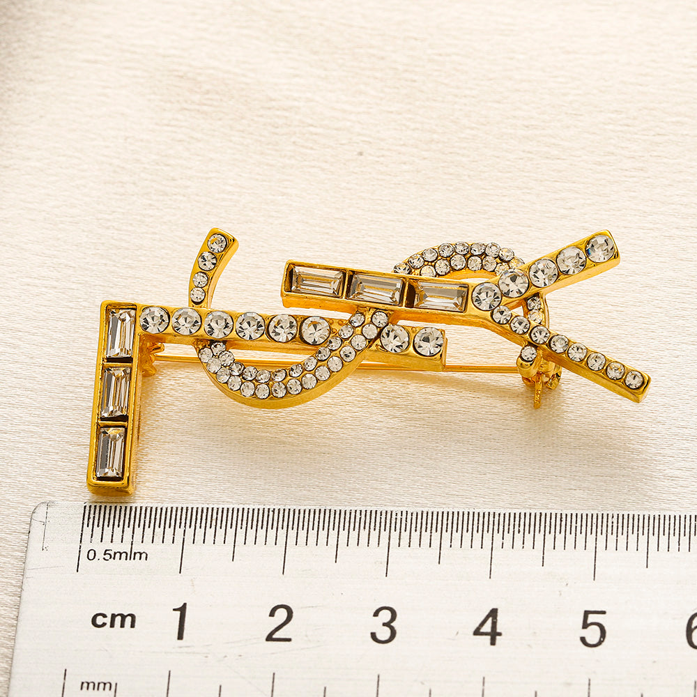 Luxury Y.S Detailed vintage Brooch pin