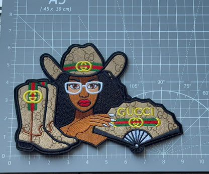 XL G.G Cow Girl set Patch