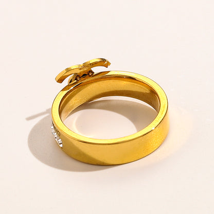 High Quality C.C Gold plated ring