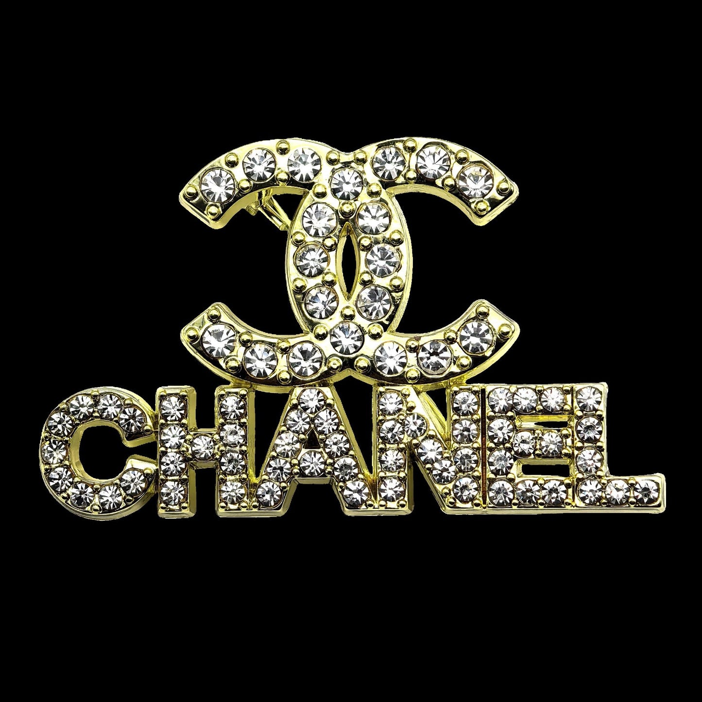 Luxury C.C Gold/Silver Brooch pin