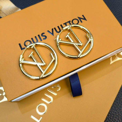 High Quality L.V Hoop Women's Earrings