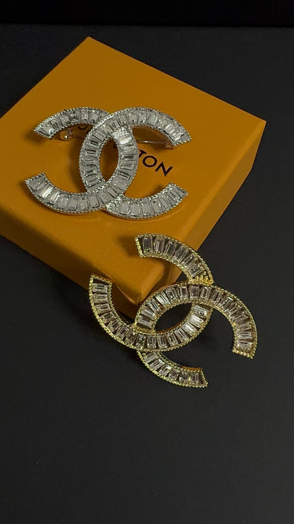 Top quality Zirconia C.C  Brooch pin