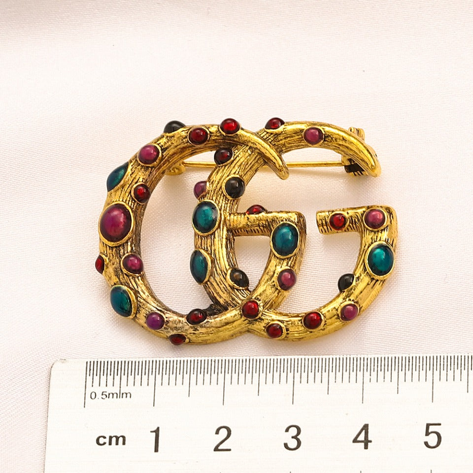 G.G Designer Brooch pin
