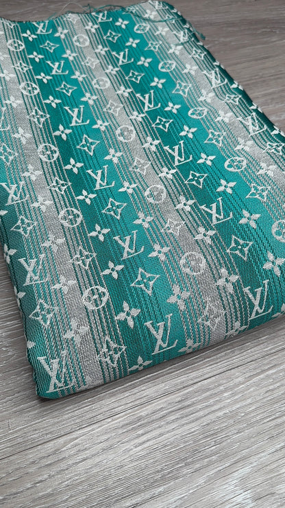 Two-tone Green L08 Jacquard fabric