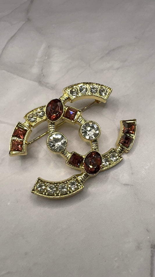 High Quality C.C Brooch pin