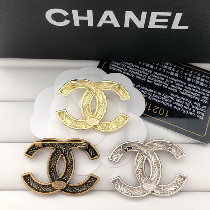 Luxury C.C Brass Brooch pin