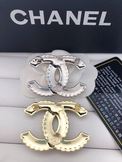 Luxury C.C Brooch pin