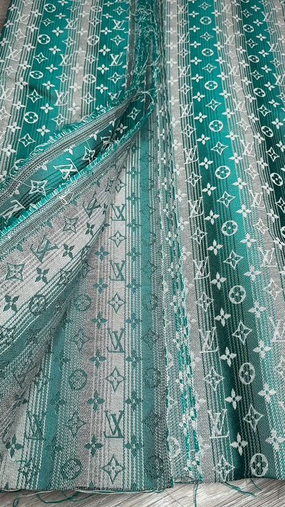 Two-tone Green L08 Jacquard fabric