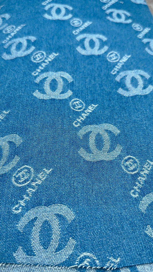 C.C Denim Fabric - Medium wash