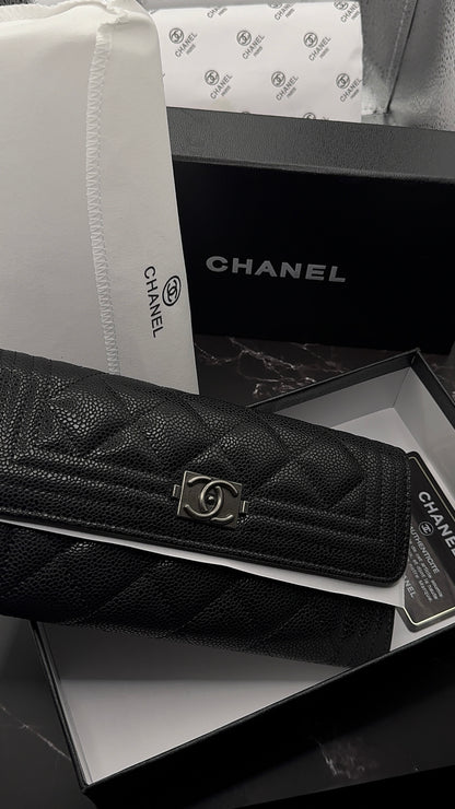 High Quality Luxury Black Chanel Wallet