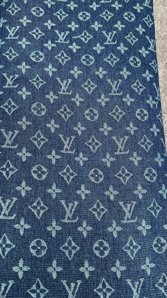 L. Denim Fabric (Dark Blue)