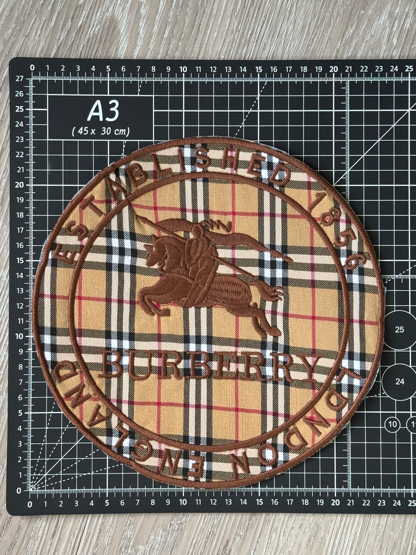 B.B Bold Iron on Patch