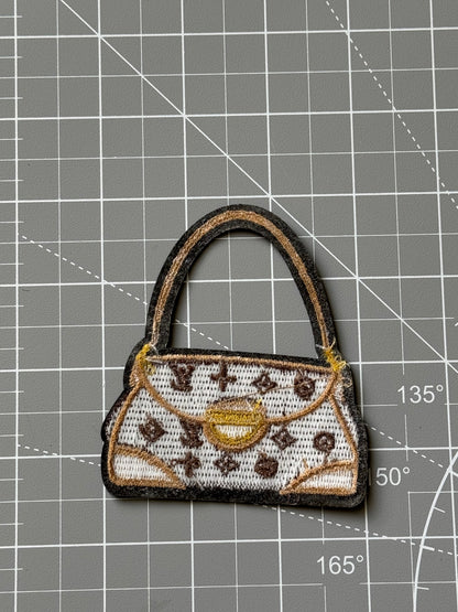 Brown L Purse Patch