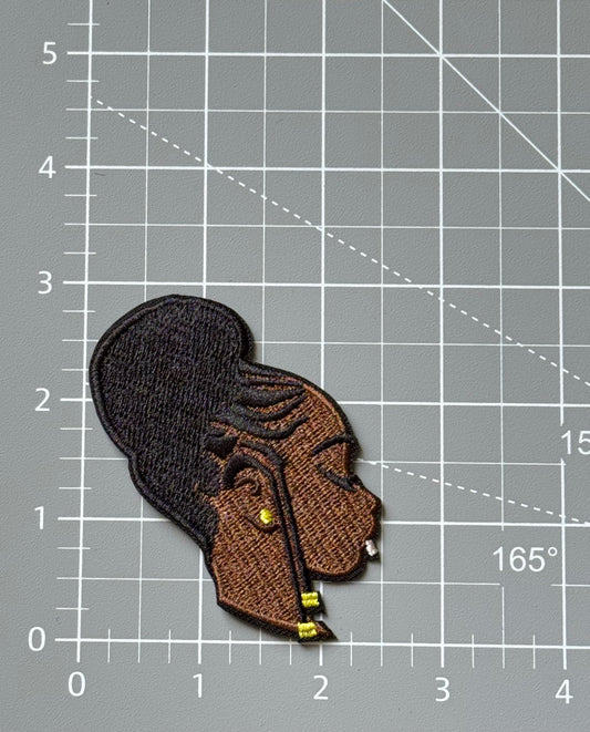 Black Woman Updo Patch