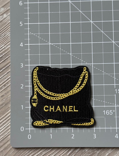 Black C.C Purse Patch