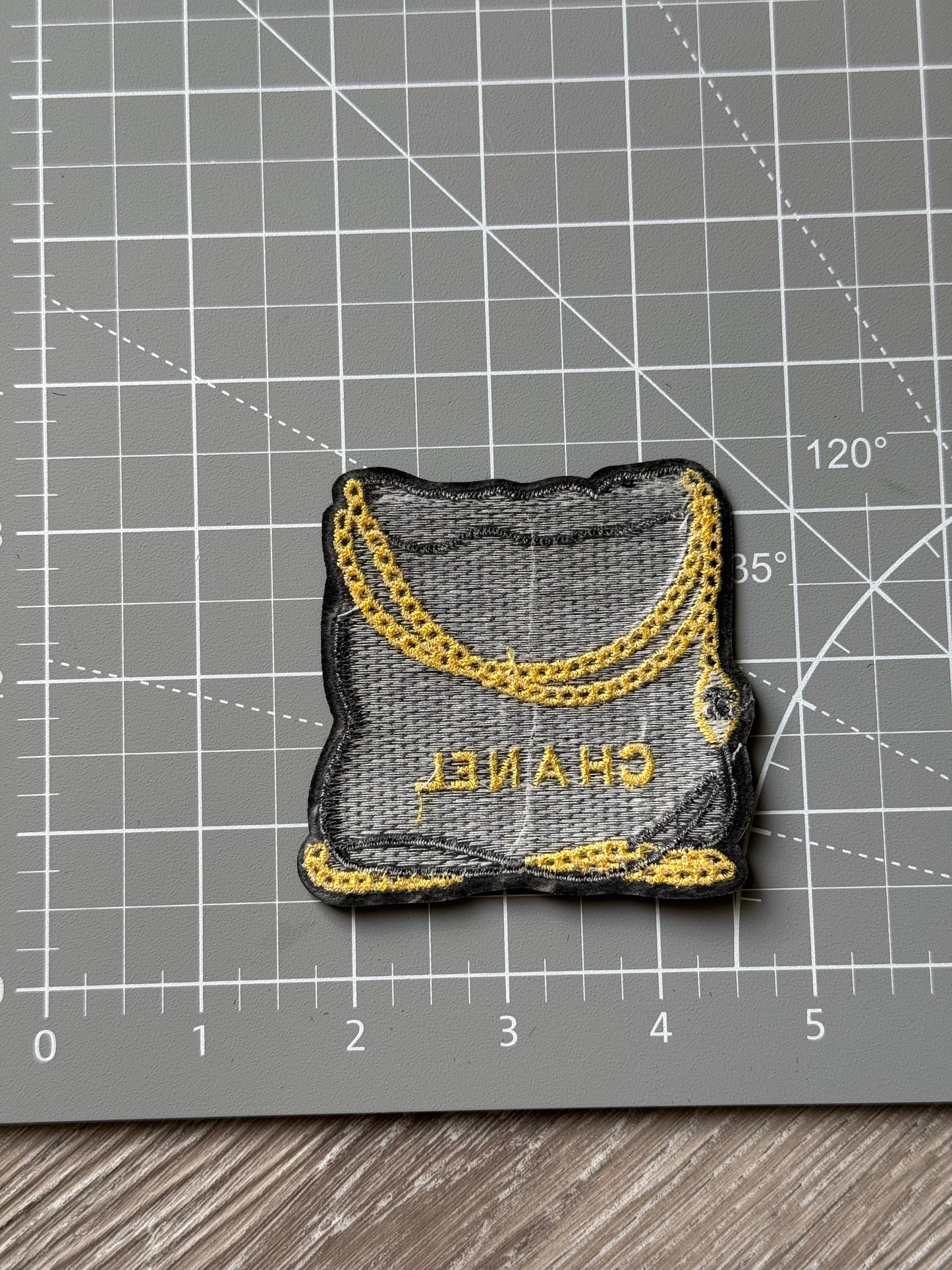 Black C.C Purse Patch