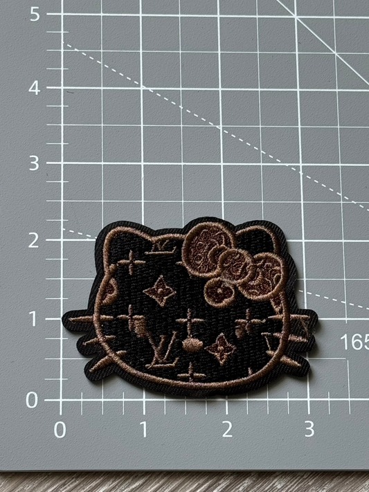 Brown Kitty L Patch